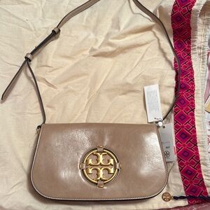Tory Burch Beige Crossbody Bag